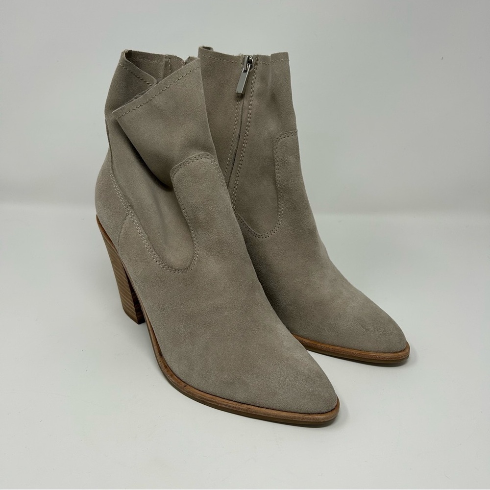 Treasure & Bond Harrison Suede Ankle Bootie Gray Size 10 NEW